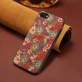 For iPhone 8 Plus / 7 Plus Four Seasons Flower Language Series TPU Phone Case(Summer Red)
