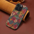 For iPhone 13 Pro Four Seasons Flower Language Series TPU Phone Case(Spring Green)