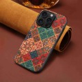 For iPhone 13 Pro Four Seasons Flower Language Series TPU Phone Case(Winter Blue)