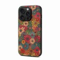 For iPhone 13 Pro Max Four Seasons Flower Language Series TPU Phone Case(Spring Green)