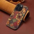 For iPhone 15 Pro Max Four Seasons Flower Language Series TPU Phone Case(Autumn Yellow)