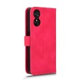 For TCL 50 SE Skin Feel Magnetic Flip Leather Phone Case(Rose Red)