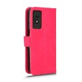 For TCL 501 Skin Feel Magnetic Flip Leather Phone Case(Rose Red)