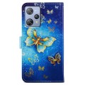 For Blackview A53 Pro Painted Pattern Horizontal Flip Leather Phone Case(Butterfly)