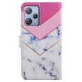For Blackview A53 Pro Painted Pattern Horizontal Flip Leather Phone Case(Smoke Marble)