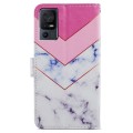 For TCL 40 SE Painted Pattern Horizontal Flip Leather Phone Case(Smoke Marble)