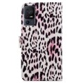 For TCL 40 SE Painted Pattern Horizontal Flip Leather Phone Case(Leopard)