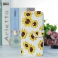 For ZTE Blade A73 4G Painted Pattern Horizontal Flip Leather Phone Case(Sunflower)