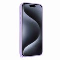 For iPhone 12 Pro Rhombic Texture Phone Case with Dual Lanyard(Purple)