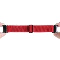 For Samsung Galaxy Watch6/6 Classic/5/5 Pro Wave Braided Nylon Watch Band(Red)