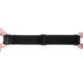 For Samsung Galaxy Watch6/6 Classic/5/5 Pro Wave Braided Nylon Watch Band(Black)