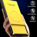 For Samsung Galaxy S24 Ultra 5G Sliding Camera Cover PC MagSafe Phone Case(Yellow)