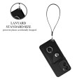 For Honor 90 Lite/X50i Organ Card Bag Ring Holder PU Phone Case with Lanyard(Black)