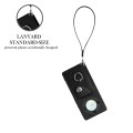 For Honor X9a/Magic5 Lite Organ Card Bag Ring Holder PU Phone Case with Lanyard(Black)