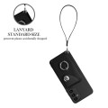 For Samsung Galaxy A14 5G Organ Card Bag Ring Holder PU Phone Case with Lanyard(Black)