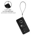 For Samsung Galaxy S24+ 5G Organ Card Bag Ring Holder PU Phone Case with Lanyard(Black)