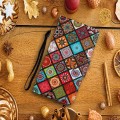 For Samsung Galaxy A05S Colored Drawing Pattern Leather Phone Case(Ethnic Style)
