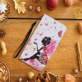 For Samsung Galaxy A05S Colored Drawing Pattern Leather Phone Case(Dancing Girl)