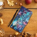 For Samsung Galaxy A05S Colored Drawing Pattern Leather Phone Case(Star Mandala)