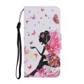 For Xiaomi Redmi Note 13 Pro Colored Drawing Pattern Leather Phone Case(Dancing Girl)