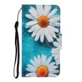 For Xiaomi Redmi 13T Colored Drawing Pattern Leather Phone Case(Daisy)