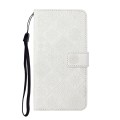 For Google Pixel 7 Pro Ethnic Style Embossed Pattern Leather Phone Case(White)