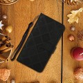 For Motorola Edge 2022 Ethnic Style Embossed Pattern Leather Phone Case(Black)