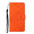 For Xiaomi Redmi Note 13 Pro Ethnic Style Embossed Pattern Leather Phone Case(Orange)