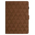 For iPad Pro 11.0 2022 / Air 10.9 2022 Diamond Texture Embossed Leather Smart Tablet Case(Brown)