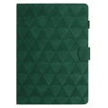 For iPad Pro 11.0 2022 / Air 10.9 2022 Diamond Texture Embossed Leather Smart Tablet Case(Green)