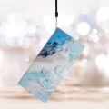 For Blackview A53 Pro Colored Drawing Leather Phone Case(Blue Marble)