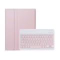 For OPPO Pad Air2 11.4 inch OP14 TPU Ultra-thin Detachable Bluetooth Keyboard Leather Case(Pink)