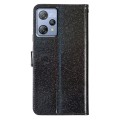 For Blackview A53 Pro Glitter Powder Flip Leather Phone Case(Black)