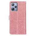 For Blackview A53 Pro Glitter Powder Flip Leather Phone Case(Rose Gold)