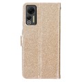 For Ulefone Note 14 Glitter Powder Flip Leather Phone Case(Gold)