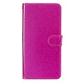 For ZTE Blade A52 Glitter Powder Flip Leather Phone Case(Rose Red)