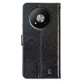 For ZTE Blade A73 5G Glitter Powder Flip Leather Phone Case(Black)