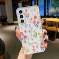 For Samsung Galaxy A24 Electroplated Symphony Phone Case(Miscellaneous Flowers)