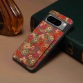 For Google Pixel 6 Dual Card Slot Holder Phone Case(Summer Red)