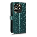 For Tecno Spark Go 2024 / Spark 20C Honeycomb Dot Texture Leather Phone Case(Green)