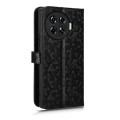 For Tecno Spark 20 Pro+ 4G Honeycomb Dot Texture Leather Phone Case(Black)