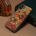 For iPhone XS / X Dual Card Slot Holder Phone Case(Autumn Yellow)