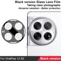 For OnePlus 12 5G IMAK Rear Camera Lens Glass Film Black Version