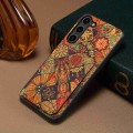 For Samsung Galaxy S24+ 5G Dual Card Slot Holder Phone Case(Autumn Yellow)