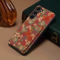 For Samsung Galaxy S24+ 5G Dual Card Slot Holder Phone Case(Summer Red)