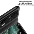 For Xiaomi Redmi Note 13 4G Classic Tilt Strip Grain Magnetic Shockproof PC + TPU Phone Case(Blue)