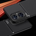 For Huawei Maimang 20 Classic Tilt Strip Grain Magnetic Shockproof PC + TPU Phone Case(Black)