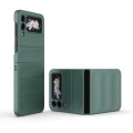 For Samsung Galaxy Z Flip3 5G Magic Shield Fold PC Shockproof Phone Case(Dark Green)