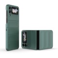 For Samsung Galaxy Z Flip4 5G Magic Shield Fold PC Shockproof Phone Case(Dark Green)