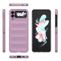 For Samsung Galaxy Z Flip4 5G Magic Shield Fold PC Shockproof Phone Case(Purple)